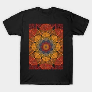 Polynesian Aboriginal Tribal Flower T-Shirt